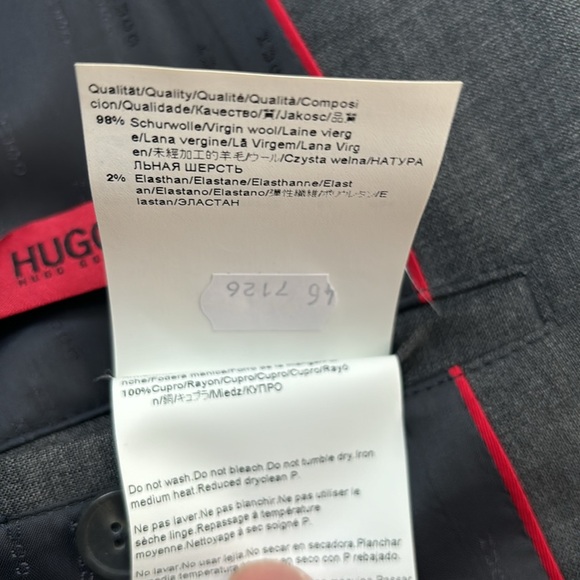 Hugo Boss Grey Two-Piece Suit (36R) - Picture 4 of 6
